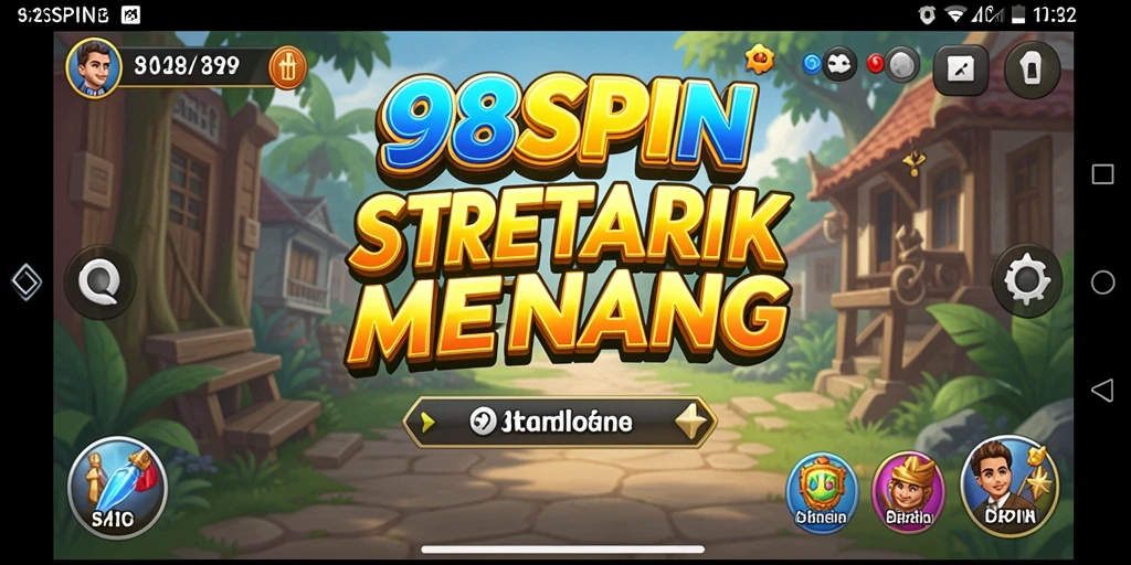 Tampilan gameplay menantang dari 98SPIN dengan aksi strategi.