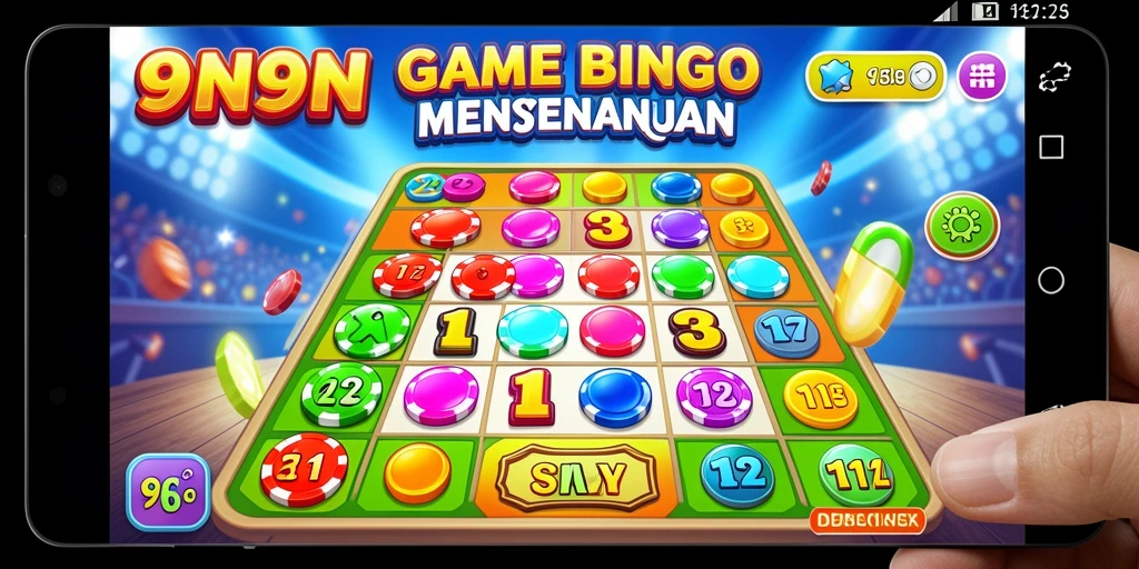 Screenshot gameplay 9N9N menampilkan keseruan bermain Bingo.