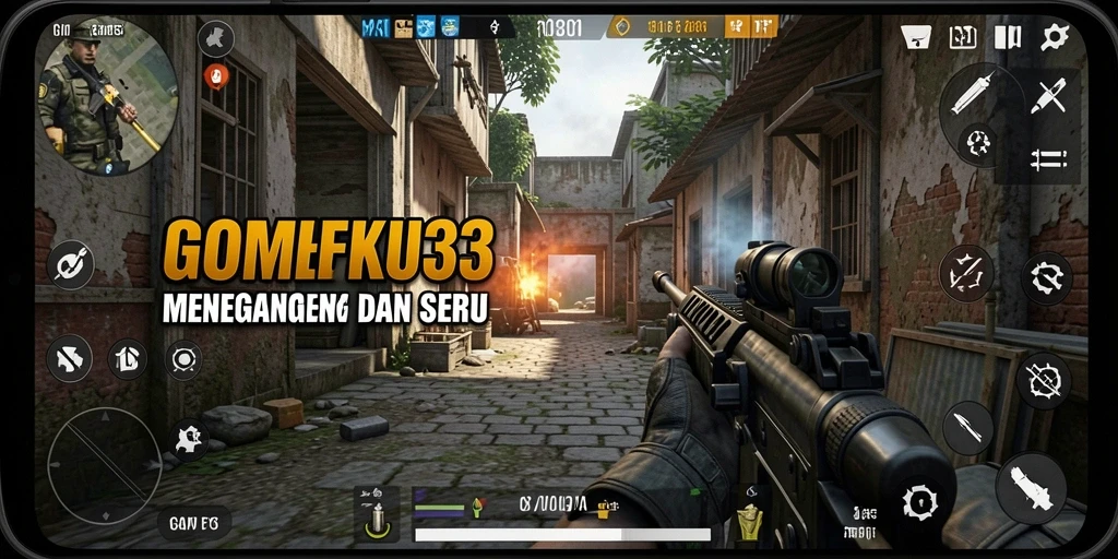 Tampilan gameplay BOSKU33 yang menegangkan dan penuh aksi.