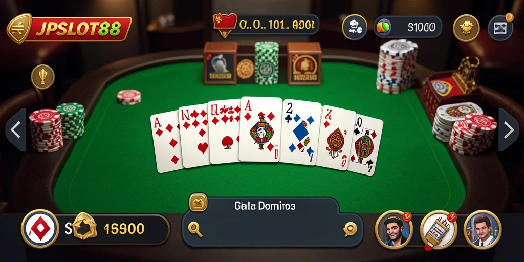 Gameplay JPSLOT88 yang seru dan interaktif dalam permainan Domino.