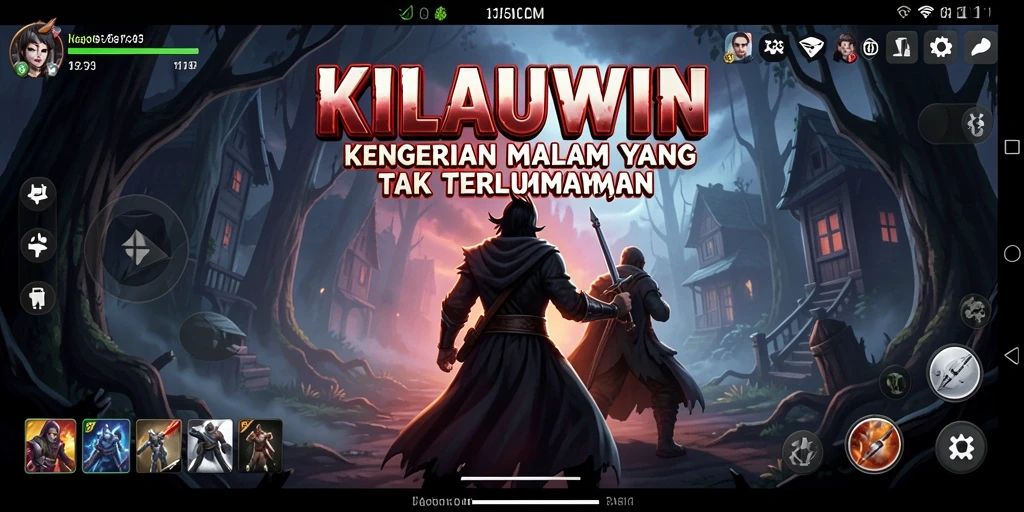 Screenshot gameplay KILAUWIN yang menyeramkan dan mendebarkan.