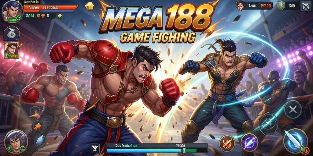 Tampilan gameplay <strong>MEGA188</strong> yang mendebarkan dan penuh aksi.