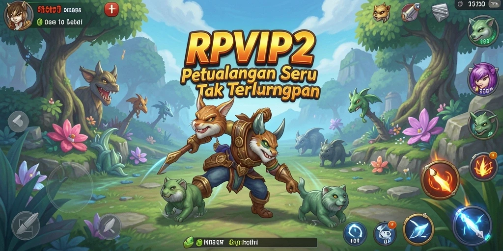 Gameplay memukau RPVIP2 yang penuh petualangan.