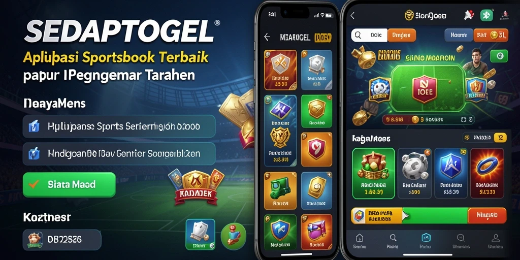 Screenshot gameplay dari SEDAPTOGEL menunjukkan antarmuka taruhan olahraga yang menarik.